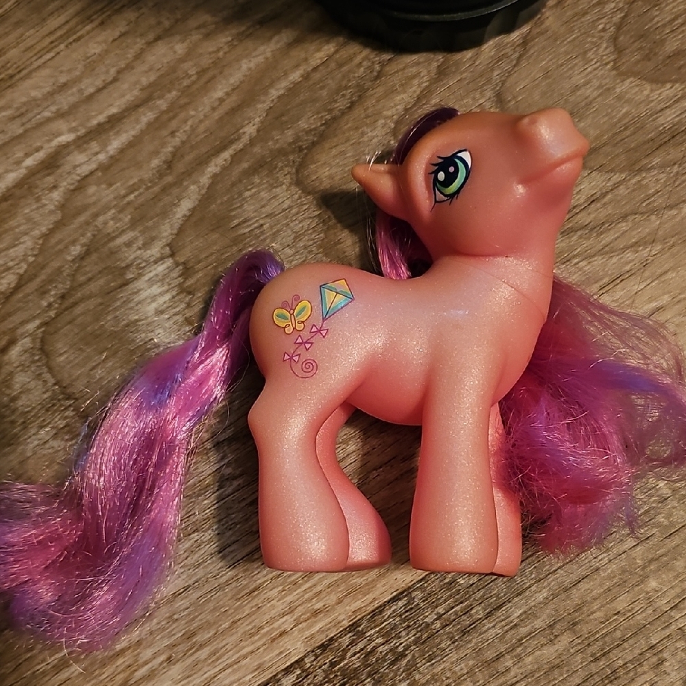 My Little Pony Pink Toy with Purple Hair